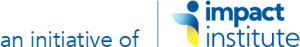 an initiative logo of ImpactInstitute